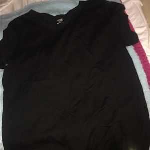 A black workout shirt